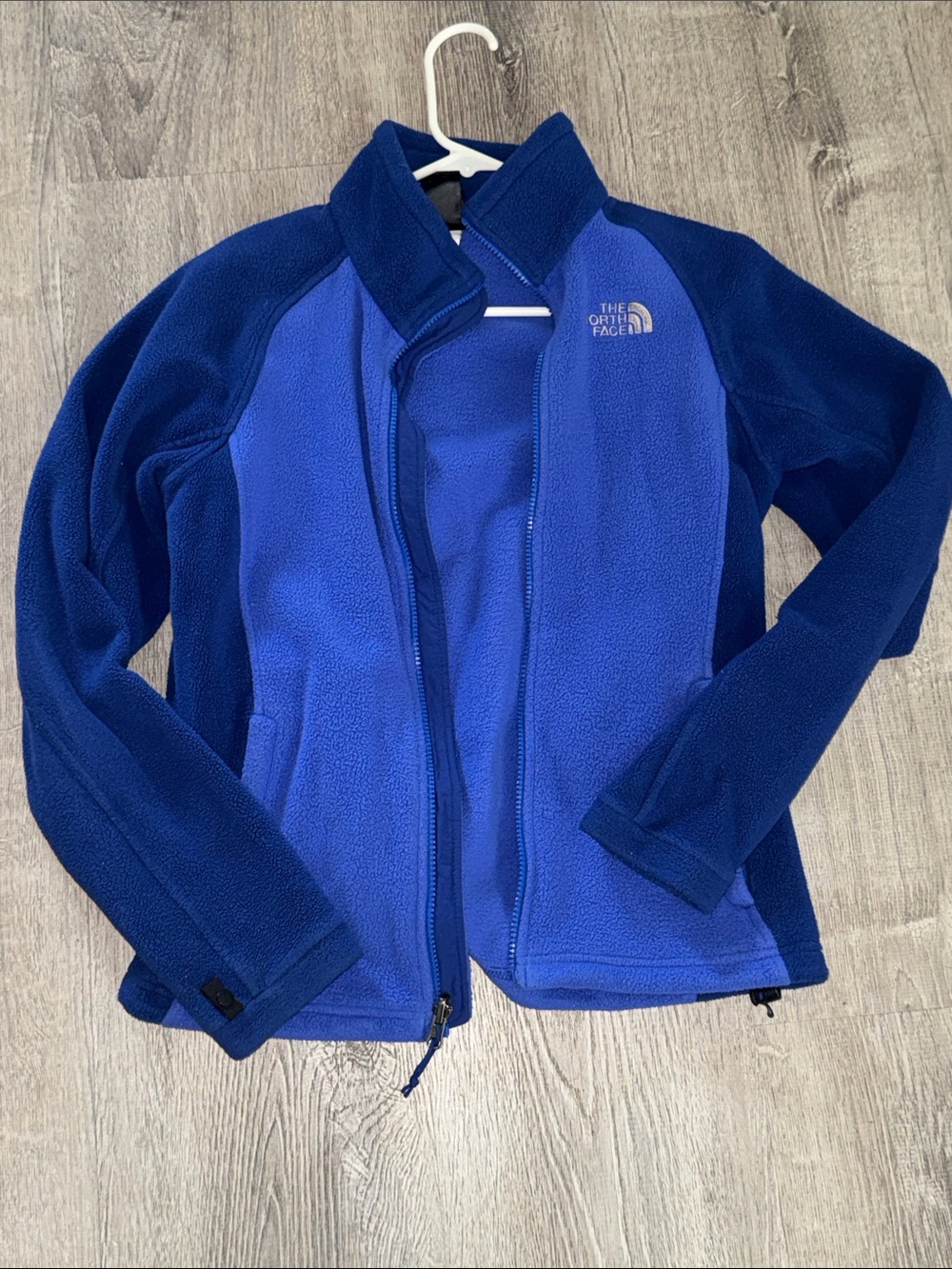 The North Face women Blue Fleece Jacket
